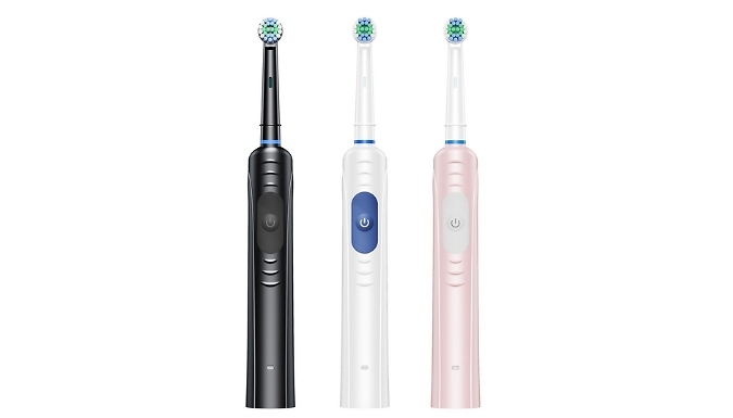 Adult Rechargeable Electric Toothbrush - 3 Colours, 2 Options from Discount Experts