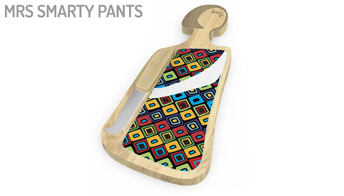 Novelty Wooden Chopping Boards with Optional Knife - 3 Designs at Discount Experts