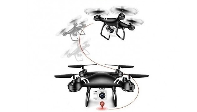Ultra-HD 720p, 1080p or 4K Camera Drone With Wi-Fi - 3 Colours from Discount Experts