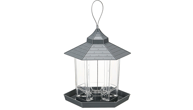 Bird Feeder with Canopy - 2 Colours at Discount Experts