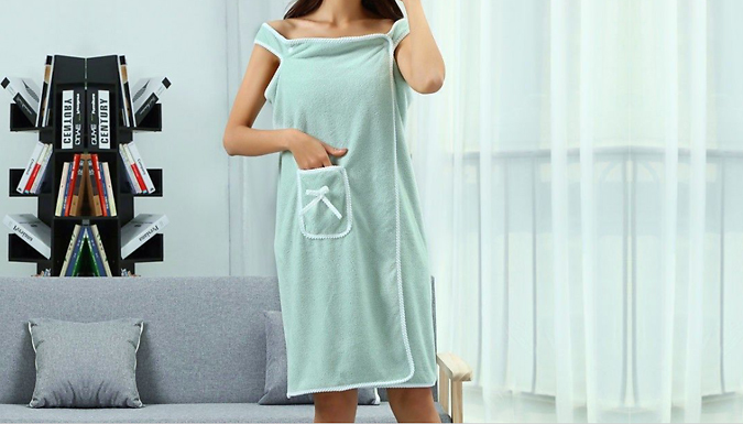 Strappy Bath Towel Wrap Dress - 8 Colours at Discount Experts