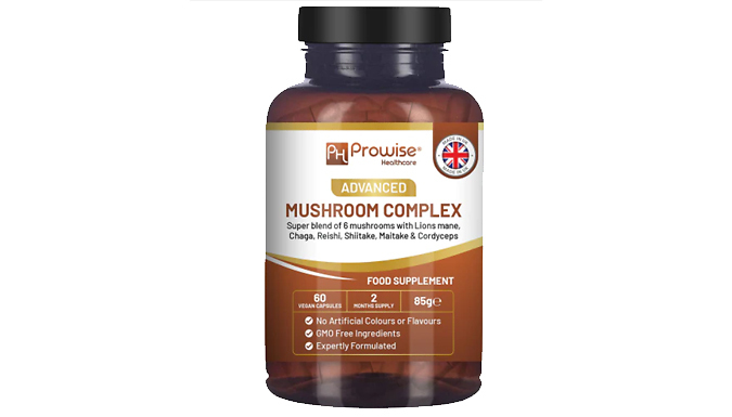 60 Advanced Mushroom Complex Super Blend Capsules at Discount Experts