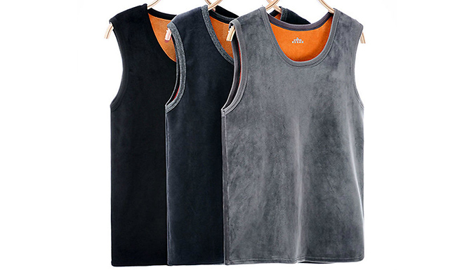 Men's Thick Thermal Vest - 6 Sizes & 3 Colours from Discount Experts