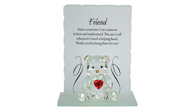 Glass Crystal Occasion Ornament - With or Without LED Light. from Discount Experts