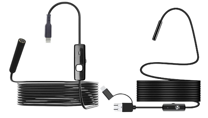 Waterproof Wi-Fi Car Endoscope Camera - 2 Options, 3 Sizes from Discount Experts