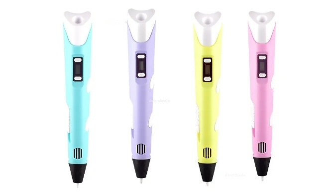 3D Screen Display Printing Pen - 4 Colours from Discount Experts
