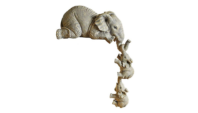 Mini Cute Elephant Figurine Set - 1 or 2 from Discount Experts