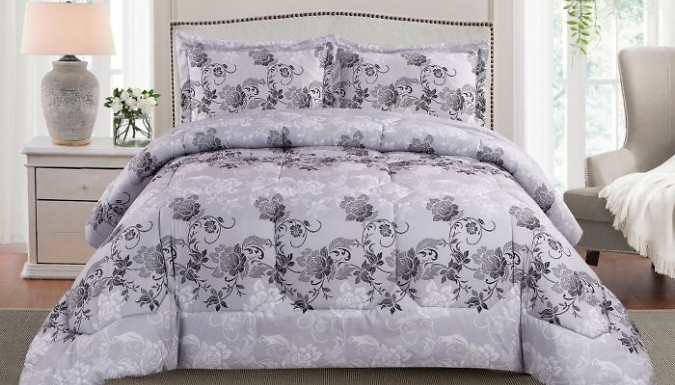 Unique Printed Bedspread Set Collection -  10 Designs & 4 Colours from Discount Experts