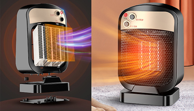 1800W Freestanding Silent Electric Fan Heater at Discount Experts