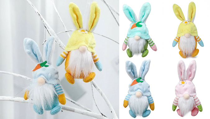 Plush Rabbit Gnomes from Discount Experts