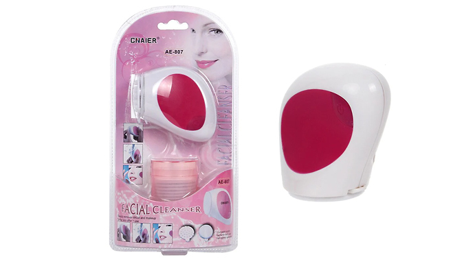 Electric Facial Cleanser with 12 Pad Refills at Discount Experts