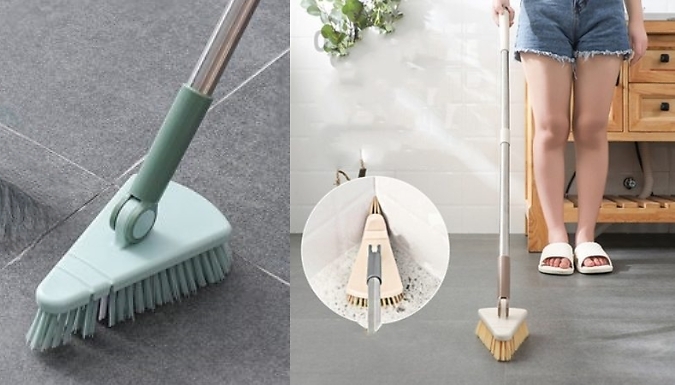 Triangular Floor Brush - 4 Colours from Discount Experts