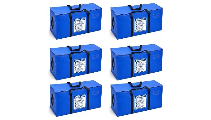 Image of Home Season Heavy Duty Waterproof Storage Bags - 6 Pack