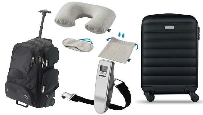 Travel Luggage Bundle – Cabin Bag, Hard-Shell Case & More! Travel Luggage Bundle – Cabin Bag, Hard-Shell Case & More!