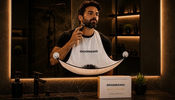 Groomarang Shaving Cape & Beard Apron