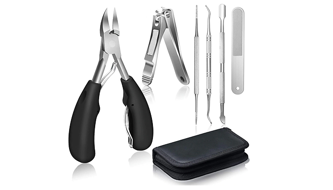 6-Pack Thick Nail Clippers Set from Discount Experts