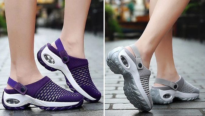 Orthopaedic Slip-On Trainers with Arch Support - 5 Colours & 7 Sizes from Discount Experts