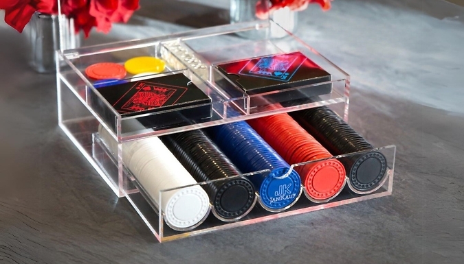 Complete Acrylic Poker Collection from Discount Experts