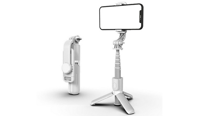 Bluetooth Remote Control Selfie Stick With Tripod - 2 Colours. at Discount Experts