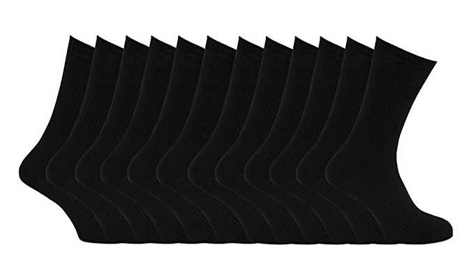 Long Sports Socks - 5, 10, 15, 20 or 25 Pairs. at Discount Experts