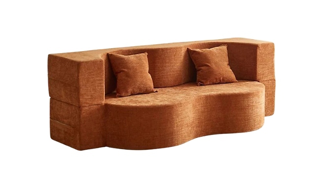 Multi-functional Folding Wavy Sofa Bed - 3 Colours at Discount Experts