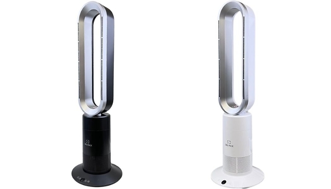 DBL MAX Bladeless Fan Heater & Cooler – Grey or White DBL MAX Bladeless Fan Heater & Cooler – Grey or White
