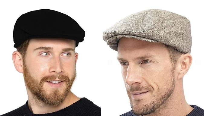 Men's Traditional Flat Cap - 2 Colours!