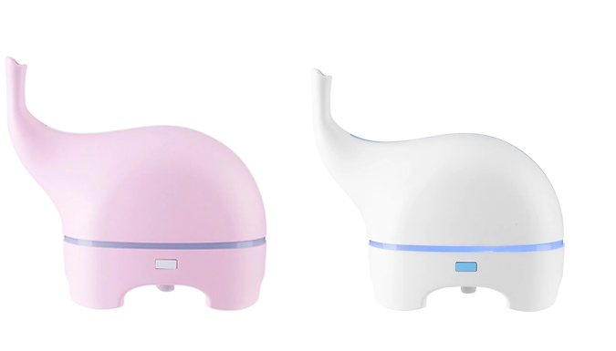 Cute Elephant Aroma Diffuser and Humidifier - 2 Designs at Discount Experts