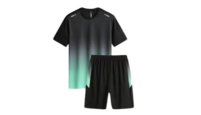 Men's Breathable Lightweight 2 Piece Running Set at Discount Experts