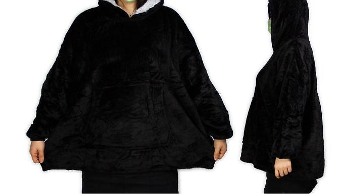 Oversized Sherpa Hoodie Blanket - 7 Colours at Discount Experts