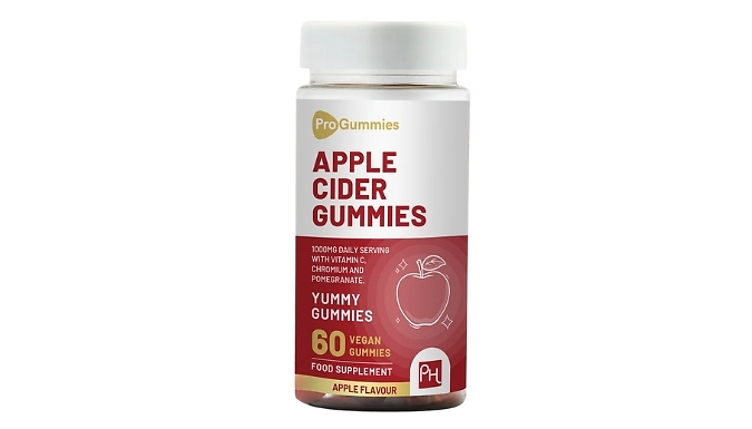 Gut Health Apple Cider Vinegar Gummies - Apple Flavour. from Discount Experts