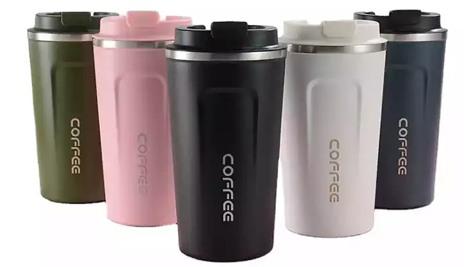 Smart Thermos Bottle for Coffee - 5 Colours and 2 Sizes from Discount Experts