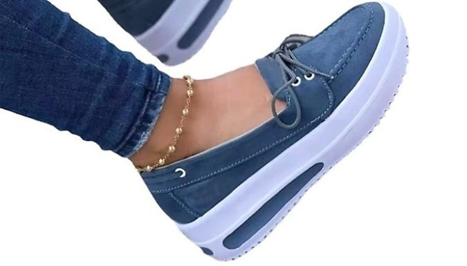 Women's Platform Loafers - 4 Colours & 8 Sizes. from Discount Experts