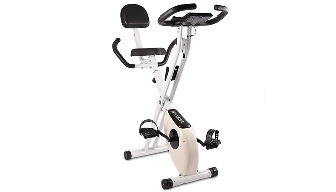 Exercise Bike with LCD Display & Heartrate Monitor – 2 Colours Deal Price £69.99