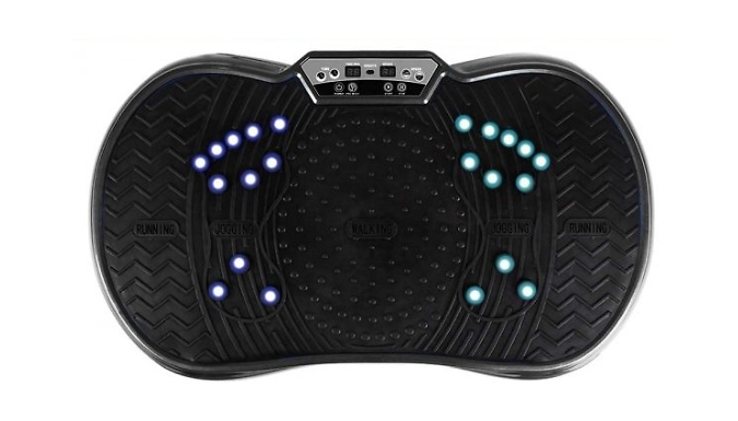 Body Workout Vibration Fitness Platform - Black or Blue at Discount Experts