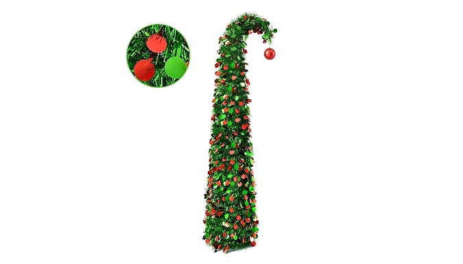 Creative Tilted Christmas Tree Decoration - 3 Colours!