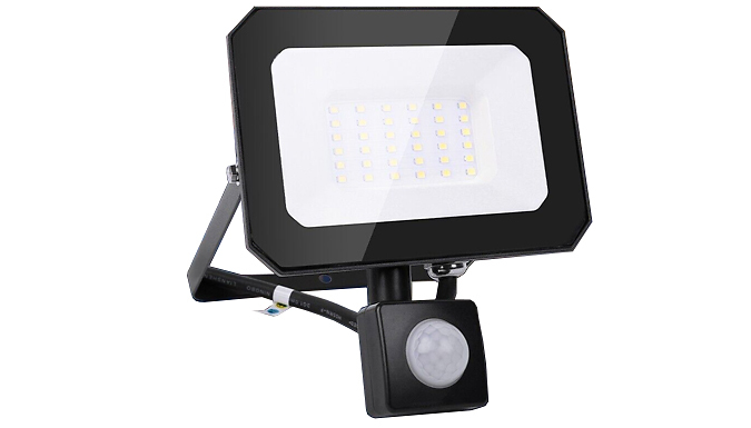 LED Outdoor Motion Sensor Floodlight - 10W-40W at Discount Experts