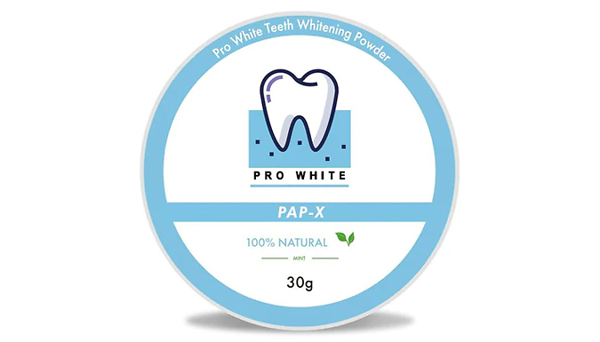 Pap-X Pro Teeth Whitening Powder from Discount Experts
