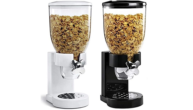 Dry Food Cereal Dispensing Container - 2 Sizes & 2 Colours from Discount Experts
