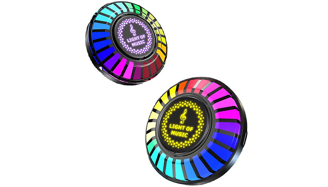 RGB Rechargeable Ambient Rhythm Light - 1 or 2 Lights from Discount Experts
