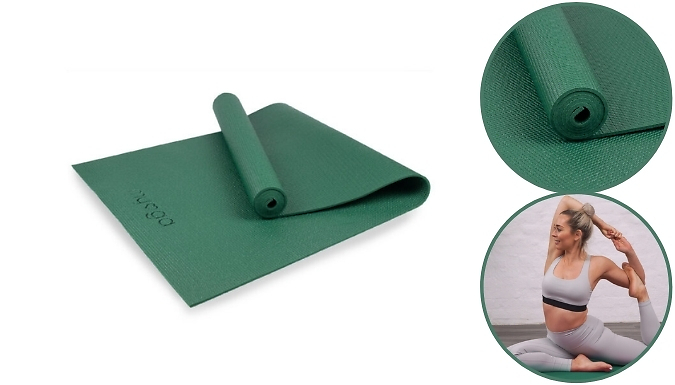 Lightweight Non-Slip Yoga Mat - 5 Colours from Discount Experts