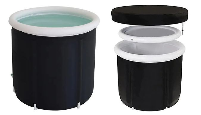 Portable Ice Bath with Lid - Cold Water Therapy. from Discount Experts