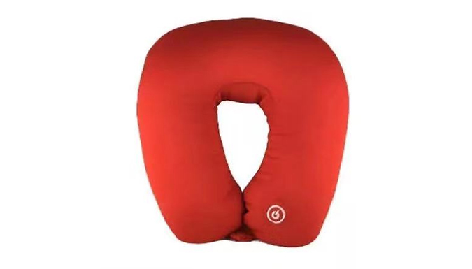 U-Shaped Vibrating Neck Massage Pillow - 3 Colours at Discount Experts