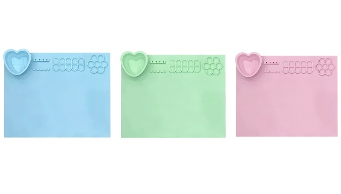 Non-Stick Silicone Art Crafting Mat - 3 Colours at Discount Experts