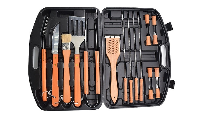 19-Piece Barbecue Grill Accessories Kit. from Discount Experts
