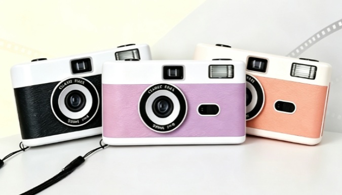 35mm Reusable Film Camera - 8 Colours