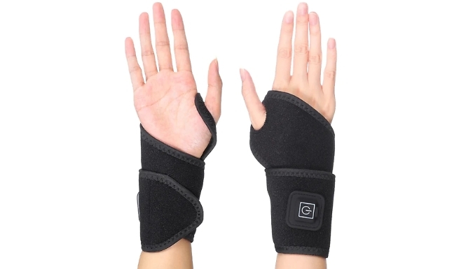 USB Heating Wrist Massager Brace - 3 Colours at Discount Experts