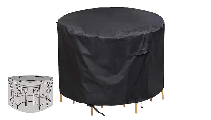 Heavy Duty Circular Garden Furniture Cover - 5 Colours from Discount Experts