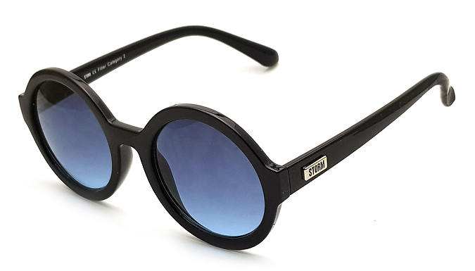 STORM Women’s Euryte Black Round Sunglasses Deal Price £14.99