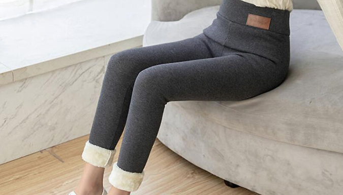 Fleece Lined Autumn Leggings - 5 Sizes & 2 Colours from Discount Experts